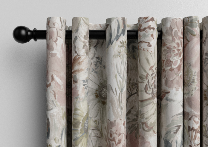 Spring Garden, Dusky Rose - Made to Measure Curtains - Image 12